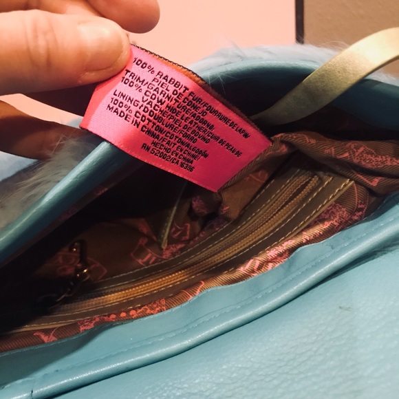 Juicy Couture vintage rabbit and cowhide purse - Picture 10 of 12